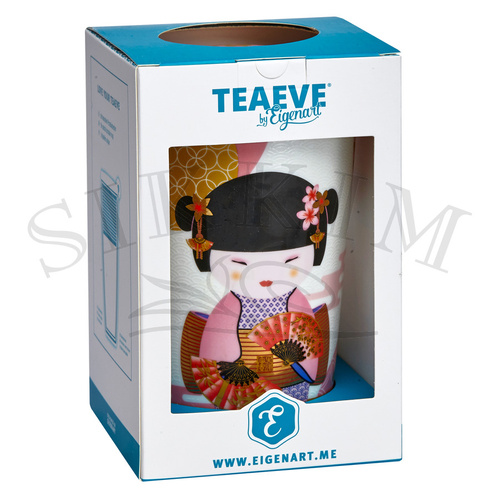 Kubek termiczny JM z zaparzaczem `Mała Gejsza Rose` 350ml